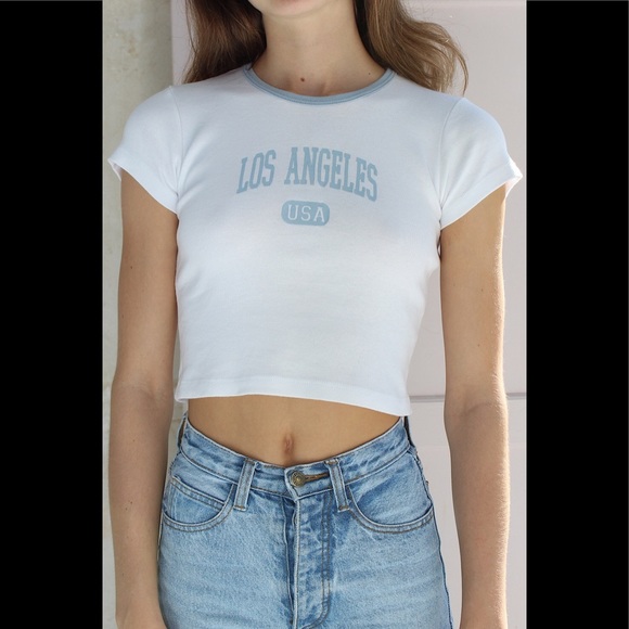 Brandy Melville Tops Brandy Melville Ashlyn Los Angeles Top Poshmark
